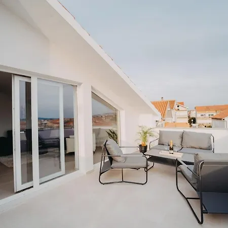 Penthouse Oasis With Sea Views And Terrace Apartment Zadar